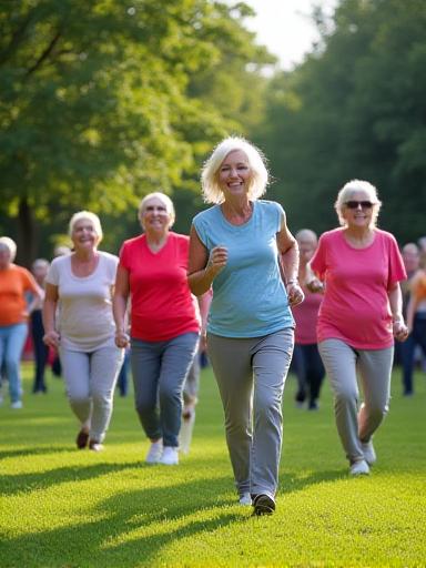 Tímové cvičenie v parku